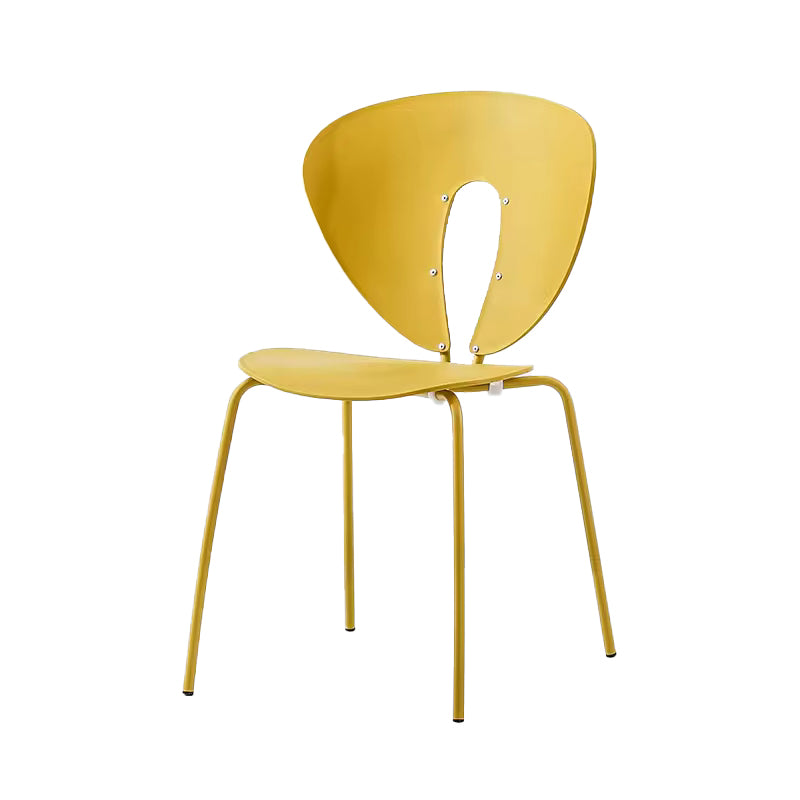 Comfortable Modern Nordic Style Plastic Dining Chairs Home Light Luxury Chair Italian Restaurant Backrest Chairs for Dining Room