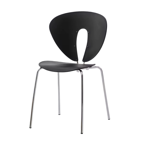 Comfortable Modern Nordic Style Plastic Dining Chairs Home Light Luxury Chair Italian Restaurant Backrest Chairs for Dining Room