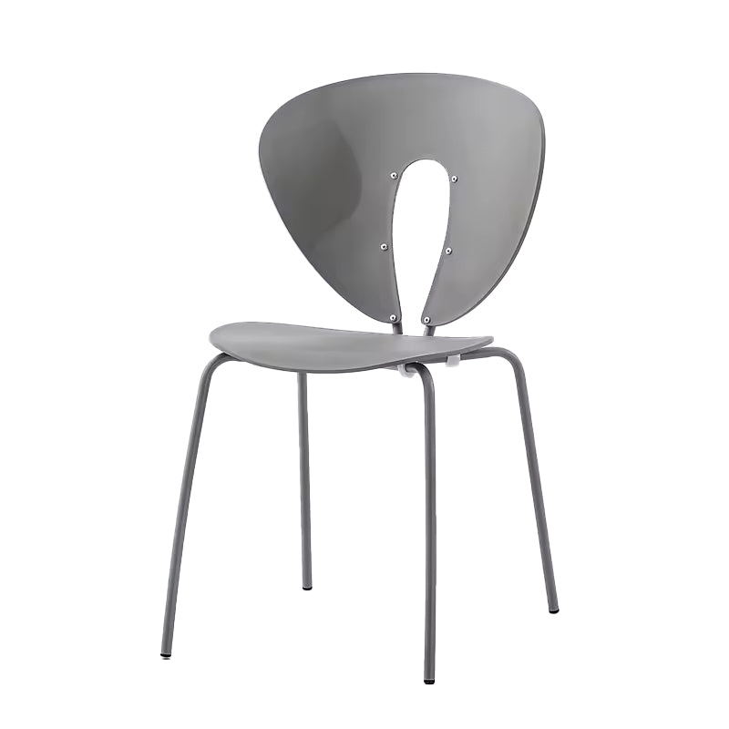 Comfortable Modern Nordic Style Plastic Dining Chairs Home Light Luxury Chair Italian Restaurant Backrest Chairs for Dining Room