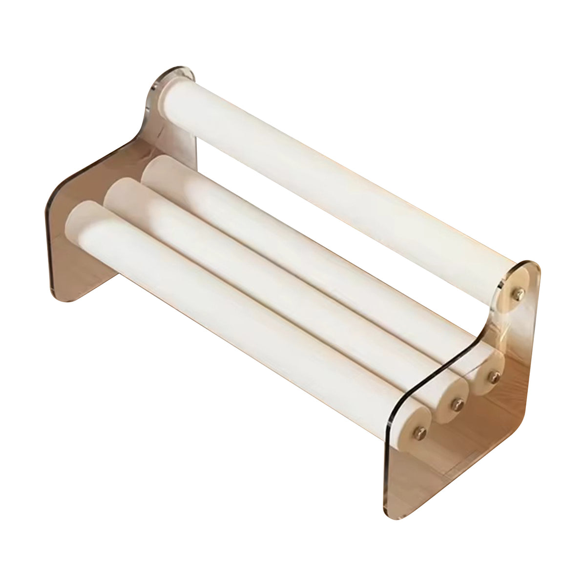 WISEMAX FURNITURE High Quality Living Room Furniture Transparent Acrylic Fabric Luxury Shoe Changing Stool Long Benches for Home