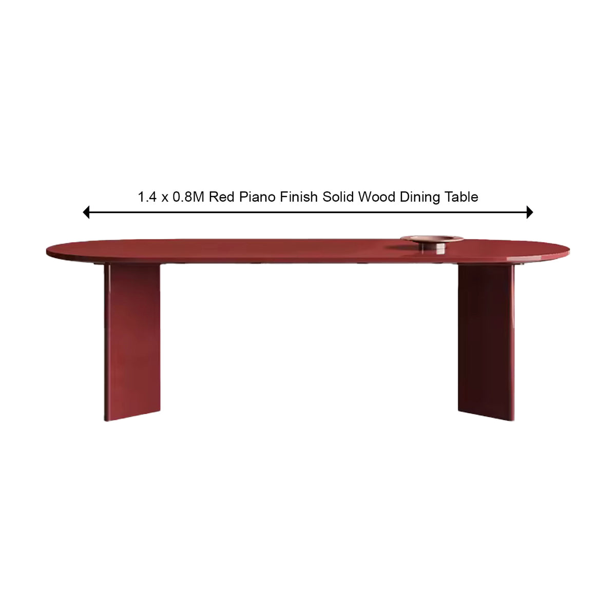 Modern Elliptical Rectangular Dining Table Combination Solid Wood Dining Room Kitchen Small Table