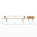 Hooper Media Unit – White