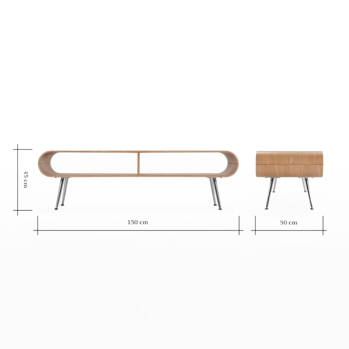 Hooper Media Unit – White