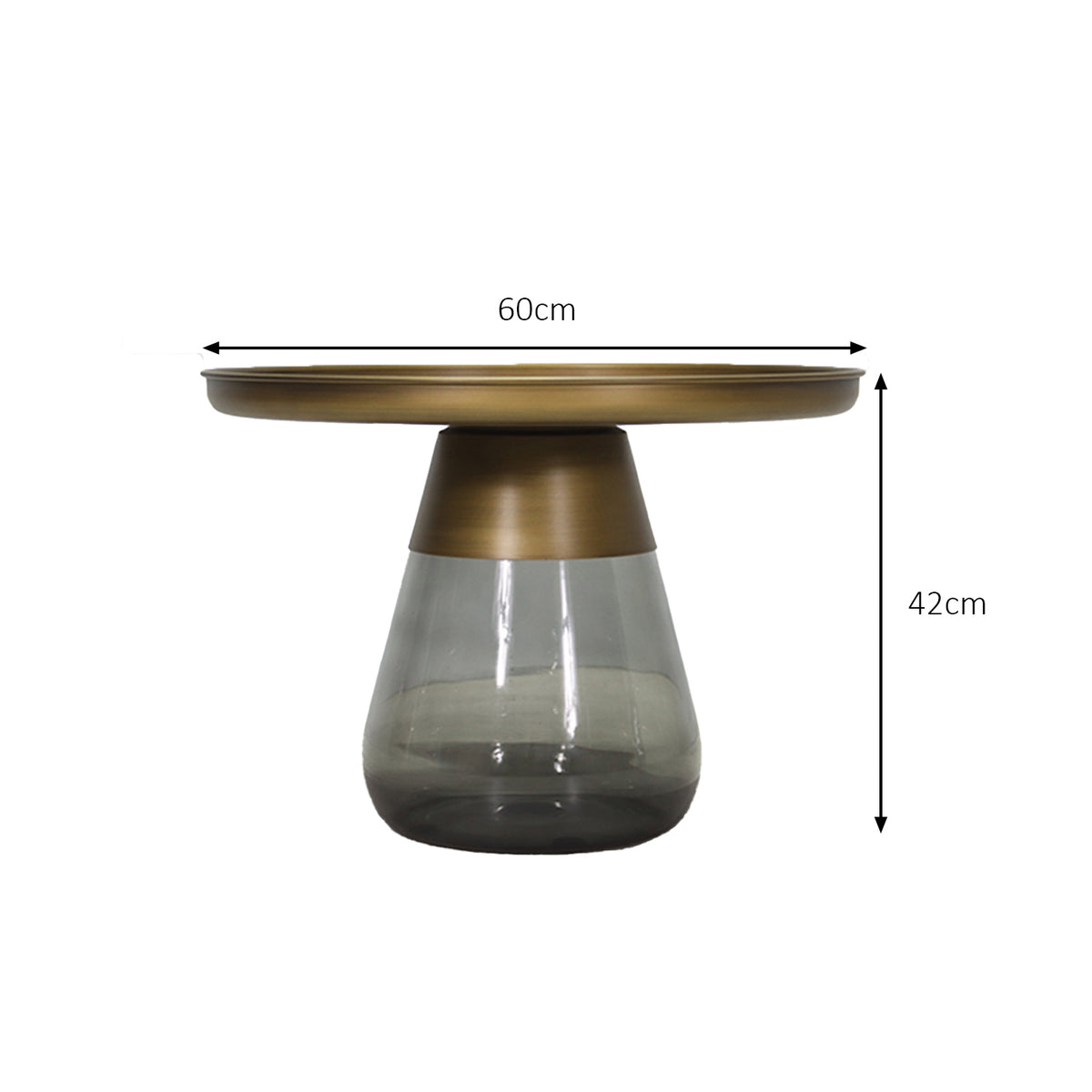 WISEMAX Side Corner Tray Coffee Table Hotel Living Room Gold Brass Top Modern Coffee Table Design With Glass Bottom Base