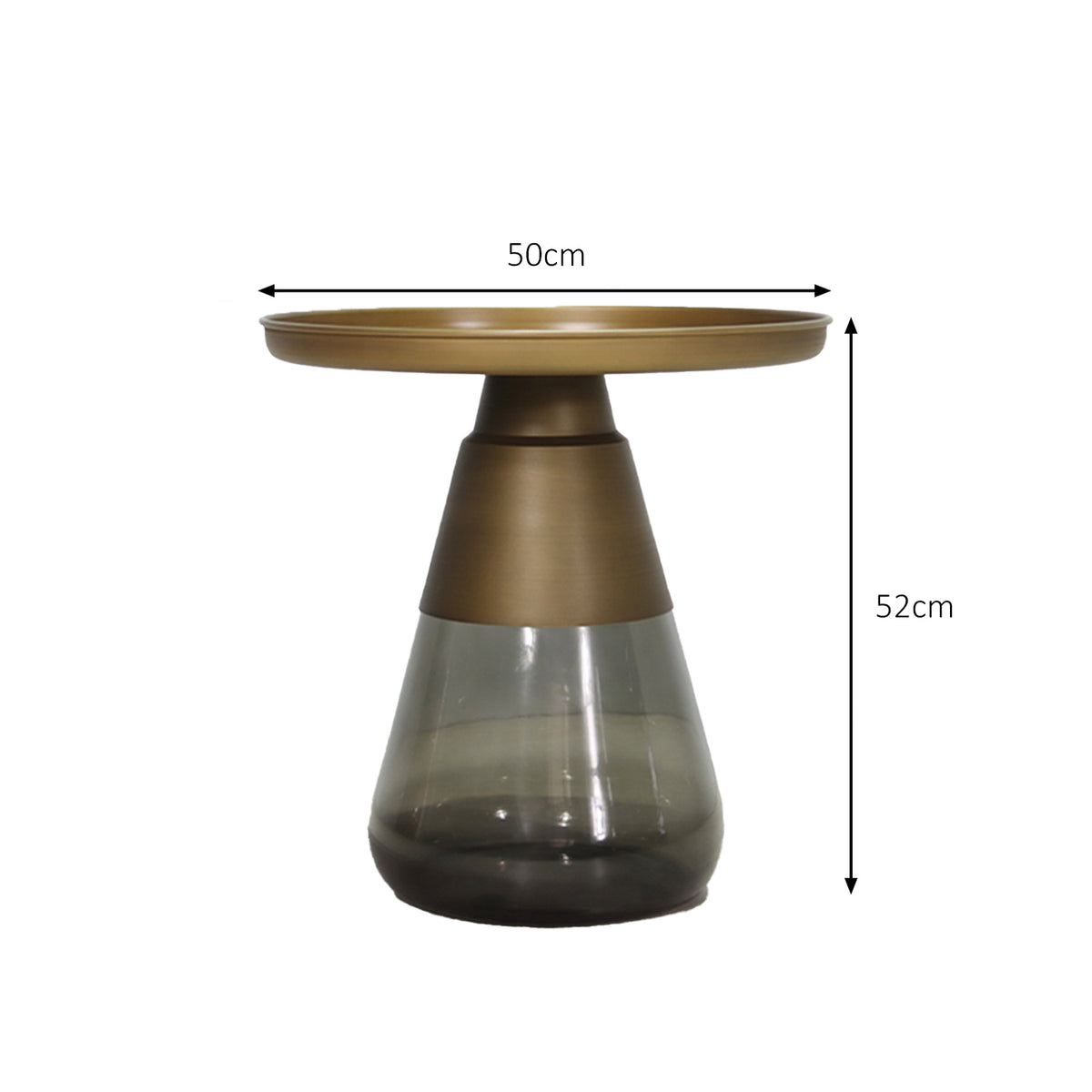 WISEMAX Side Corner Tray Coffee Table Hotel Living Room Gold Brass Top Modern Coffee Table Design With Glass Bottom Base