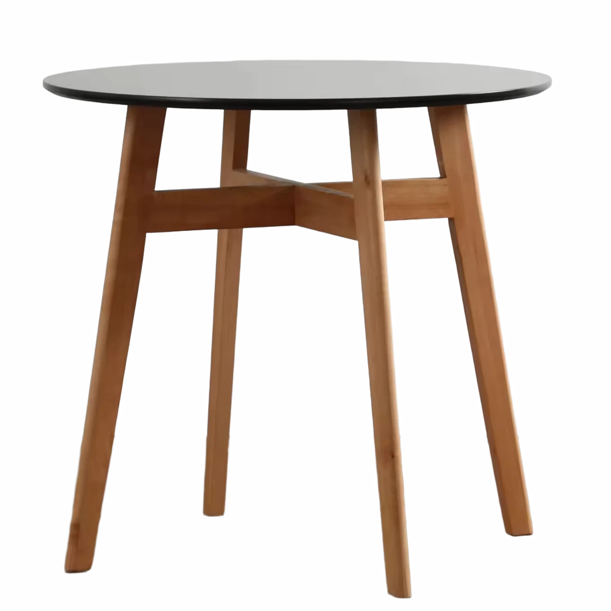 Modern Home Kitchen Restaurant Furniture Simple MDF Top Round Wood White Oak Dining Table