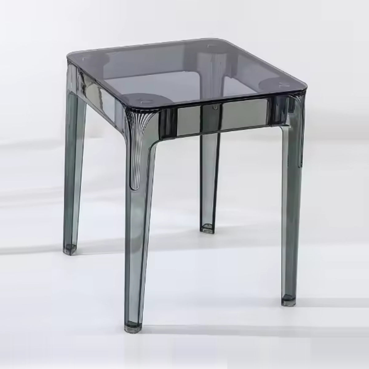 Wholesale Factory Price Modern Simple Design Tempered Glass Top Transparent Restaurant Small Dining Table Set 2 Chairs