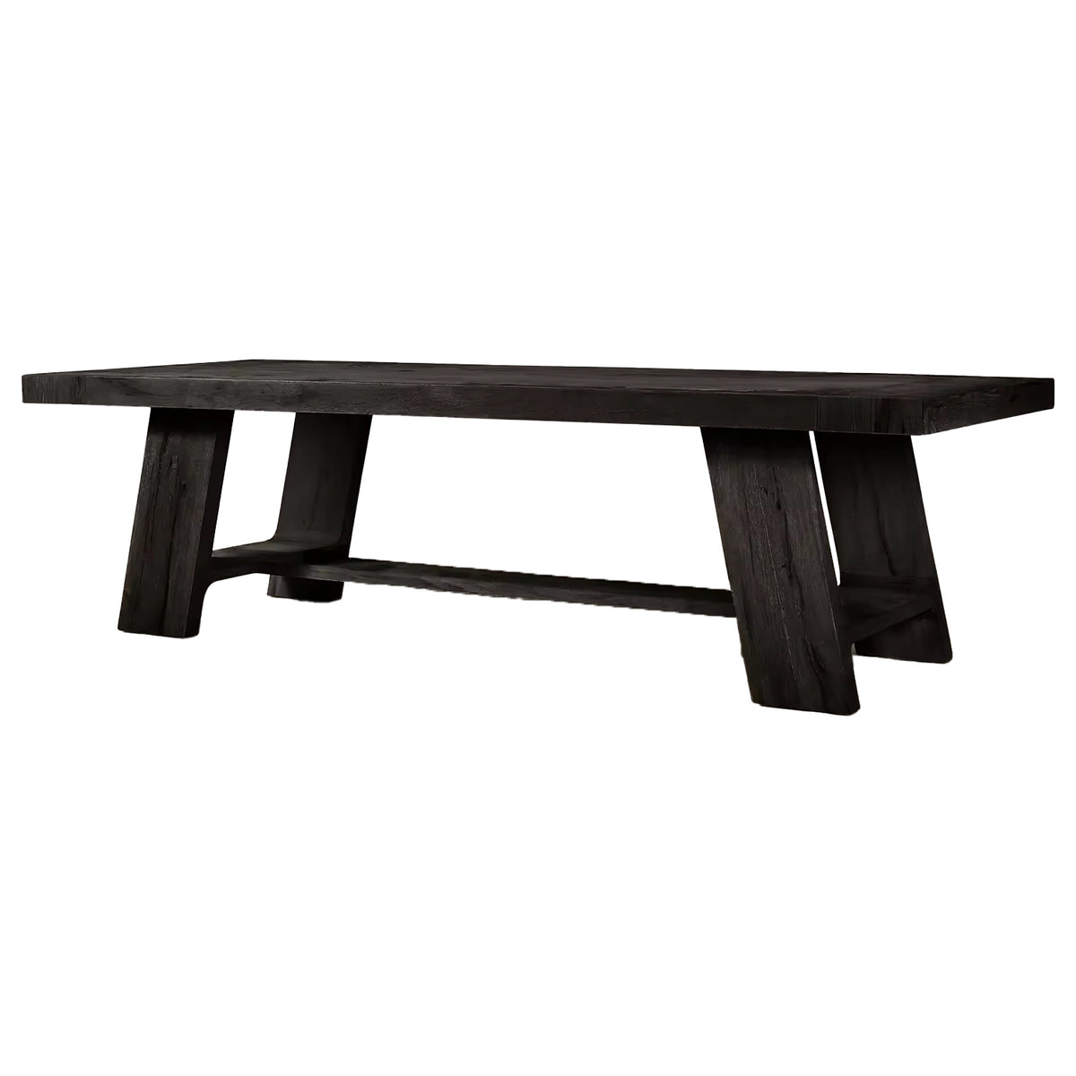 Sassanid New Arrival French Contemporary Indoor Solid Wood Davos Oak Rectangular Extension Dining Table