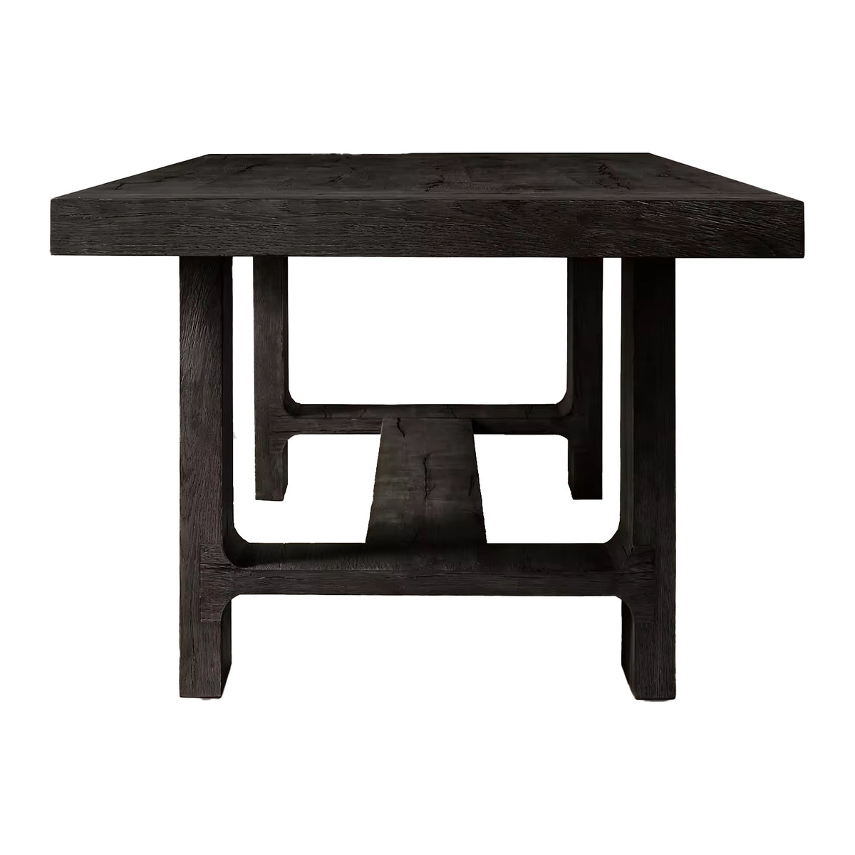 Sassanid New Arrival French Contemporary Indoor Solid Wood Davos Oak Rectangular Extension Dining Table