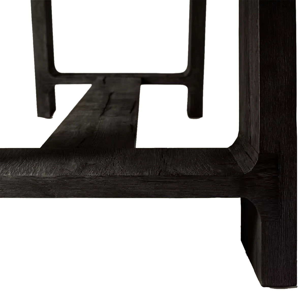 Sassanid New Arrival French Contemporary Indoor Solid Wood Davos Oak Rectangular Extension Dining Table