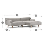 Sectional Sofa Dresdener Fabric