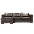 Sectional Sofa Left Eco Leather Trayken