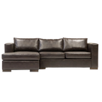 Sectional Sofa Left Eco Leather Trayken