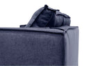 Velvet Blue Cover Trayken Sofa