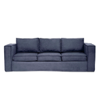 Velvet Blue Cover Trayken Sofa