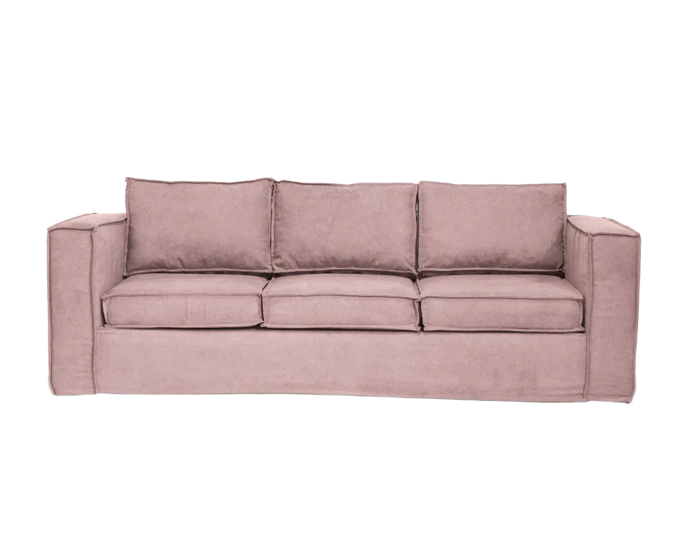 Velvet Blue Cover Trayken Sofa