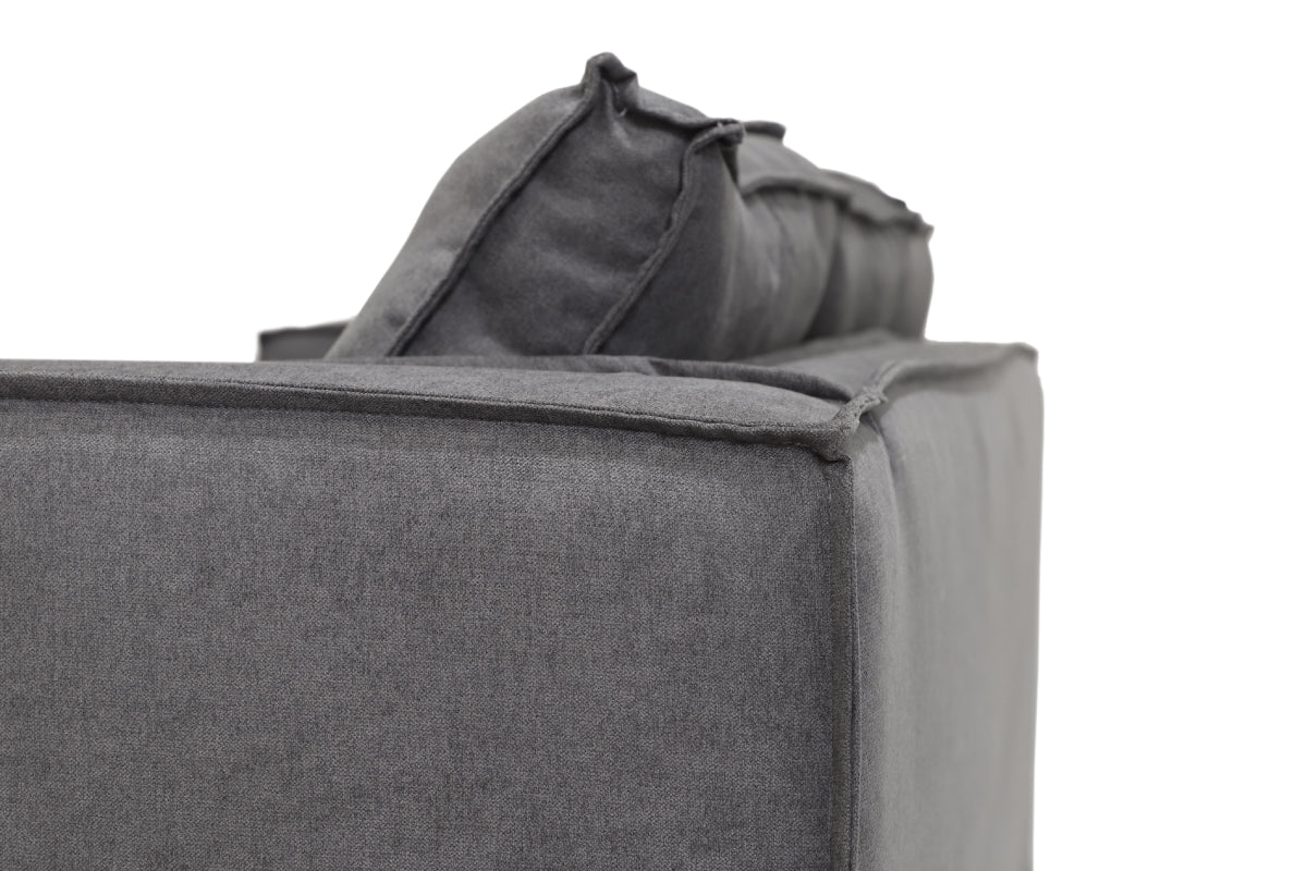 Velvet Blue Cover Trayken Sofa