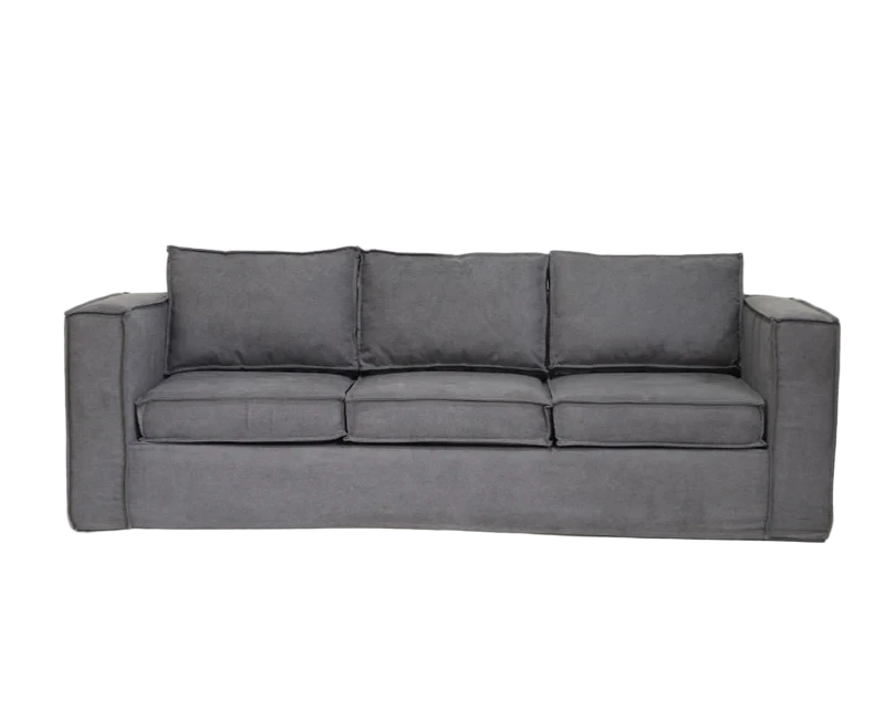 Velvet Blue Cover Trayken Sofa