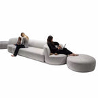 Modern Minimalist Rotatable Special-Shaped Fabric Sofa Living Room Leisure Can Be Customized Italian Sofa