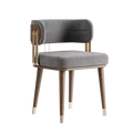 Purely Feel Light Luxury Dining Chair New Chinese Solid Wood Restaurant Club Dining Chair Department Leisure Negotiation Chair