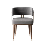 Purely Feel Light Luxury Dining Chair New Chinese Solid Wood Restaurant Club Dining Chair Department Leisure Negotiation Chair