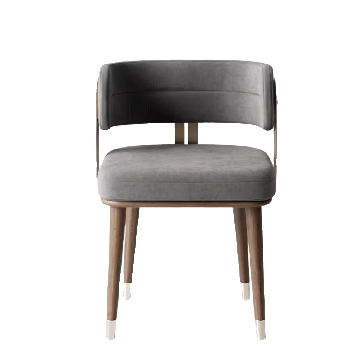 Purely Feel Light Luxury Dining Chair New Chinese Solid Wood Restaurant Club Dining Chair Department Leisure Negotiation Chair