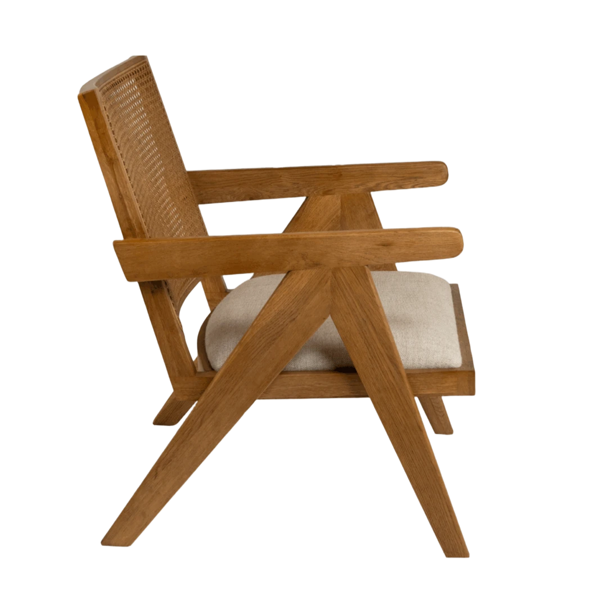 Wood Armchair Sandama Natural