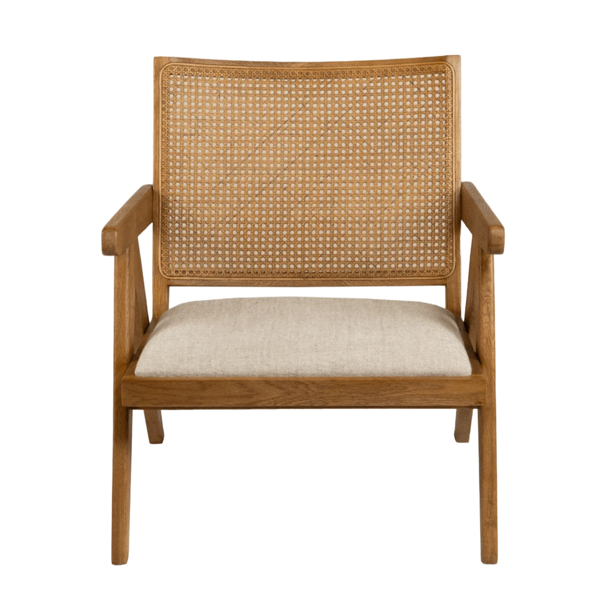 Wood Armchair Sandama Natural