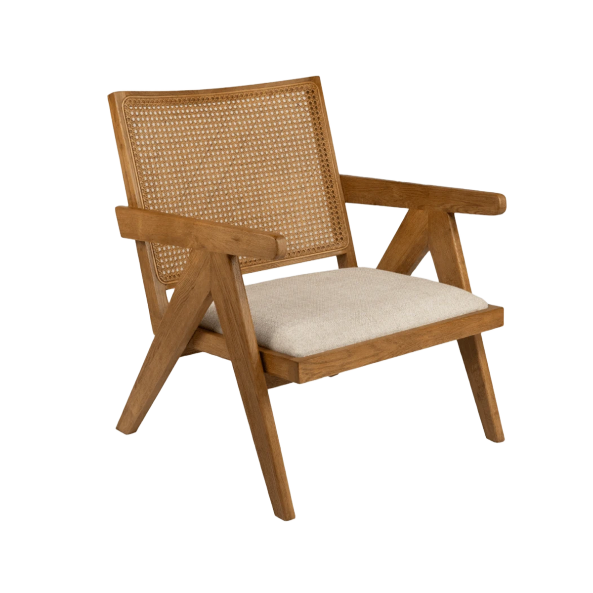 Wood Armchair Sandama Natural