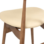 Wood Dinning Chair Hans Cream