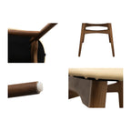 Wood Dinning Chair Hans Cream