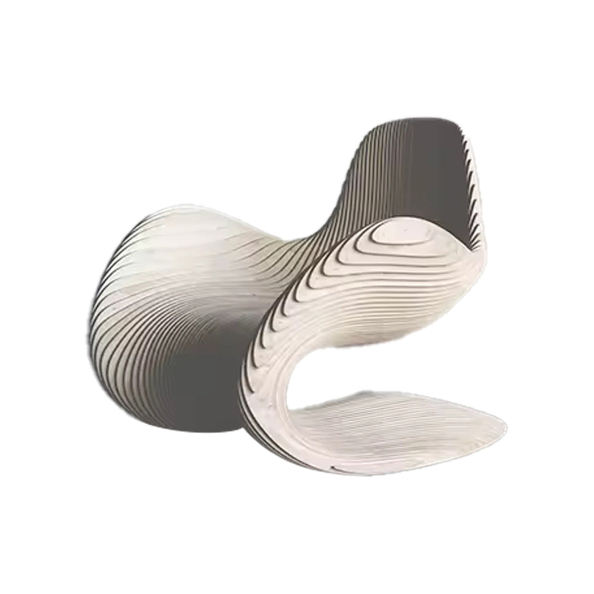 WISEMAX FURNITURE Modern Living Room Art Furniture Minimalist Solid Wood Irregular Unique Leisure Single Armchair for Home Hotel