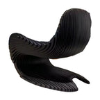 WISEMAX FURNITURE Modern Living Room Art Furniture Minimalist Solid Wood Irregular Unique Leisure Single Armchair for Home Hotel