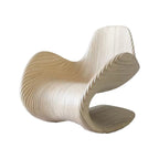 WISEMAX FURNITURE Modern Living Room Art Furniture Minimalist Solid Wood Irregular Unique Leisure Single Armchair for Home Hotel