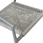 Tasmine Armchair Grey Aluminum