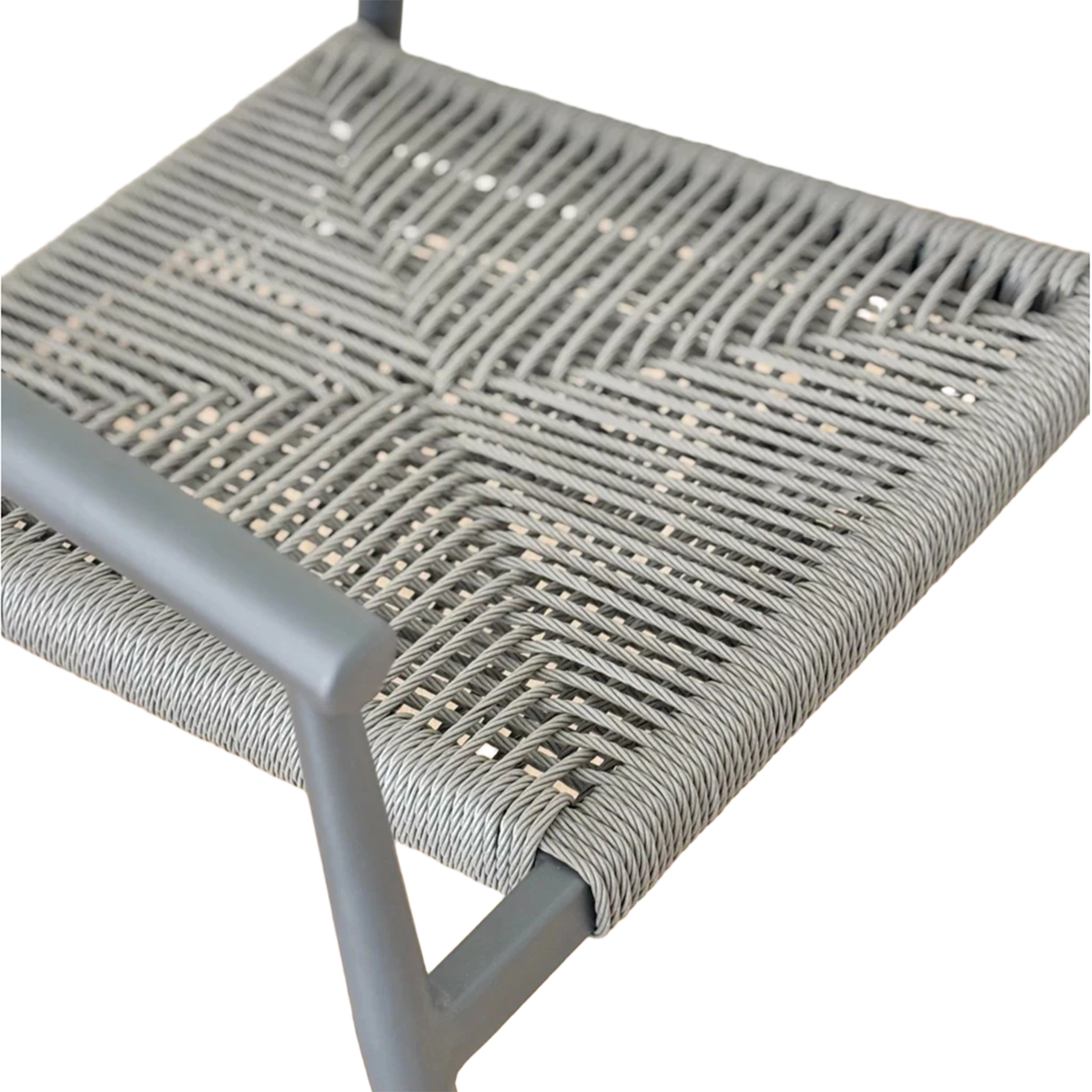 Tasmine Armchair Grey Aluminum