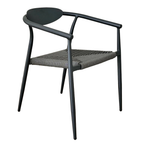 Tasmine Armchair Grey Aluminum