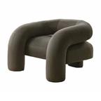 WISEMAX FURNITURE British Elegant Style Luxury Cloth Handmade Craft Boutique Hotel Leisure Soft Sponge Lounge Chair for Home
