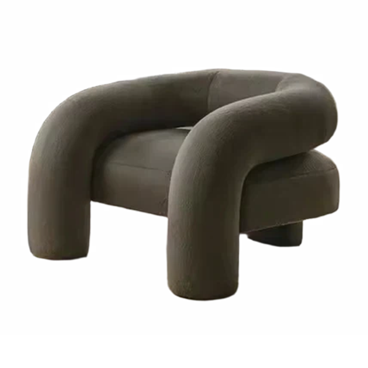 WISEMAX FURNITURE British Elegant Style Luxury Cloth Handmade Craft Boutique Hotel Leisure Soft Sponge Lounge Chair for Home