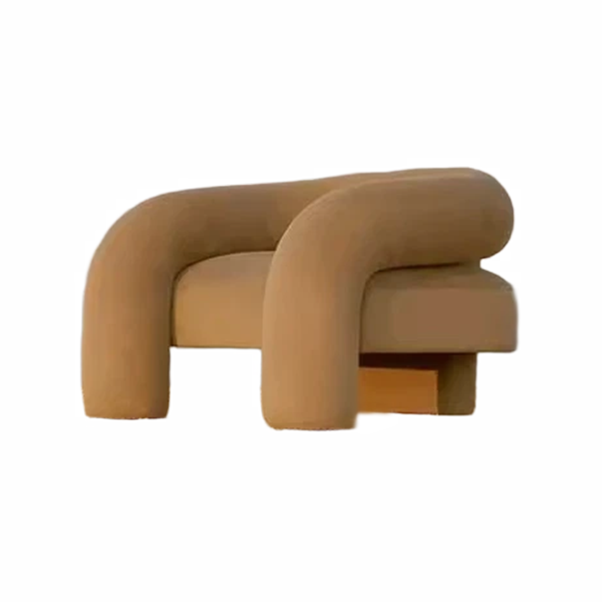 WISEMAX FURNITURE British Elegant Style Luxury Cloth Handmade Craft Boutique Hotel Leisure Soft Sponge Lounge Chair for Home