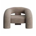 WISEMAX FURNITURE British Elegant Style Luxury Cloth Handmade Craft Boutique Hotel Leisure Soft Sponge Lounge Chair for Home