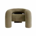 WISEMAX FURNITURE British Elegant Style Luxury Cloth Handmade Craft Boutique Hotel Leisure Soft Sponge Lounge Chair for Home