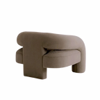WISEMAX FURNITURE British Elegant Style Luxury Cloth Handmade Craft Boutique Hotel Leisure Soft Sponge Lounge Chair for Home