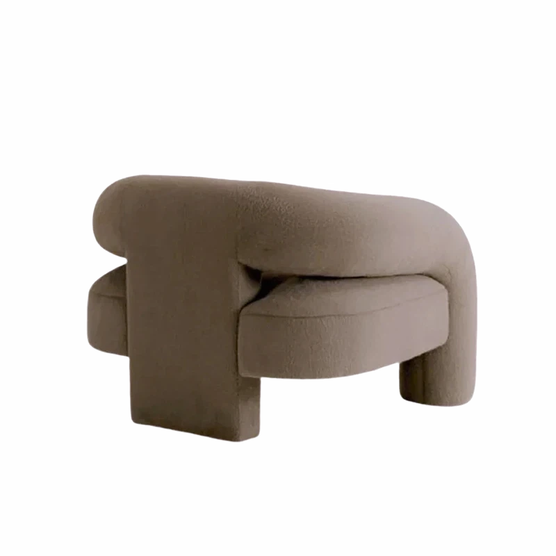 WISEMAX FURNITURE British Elegant Style Luxury Cloth Handmade Craft Boutique Hotel Leisure Soft Sponge Lounge Chair for Home