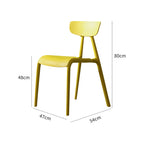 WISEMAX FURNITURE Modern Minimalist Coffee Dining Chair Nordic Fashion Leisure Chair Restaurant Plastic Chair
