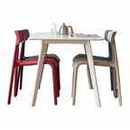 WISEMAX FURNITURE Modern Minimalist Coffee Dining Chair Nordic Fashion Leisure Chair Restaurant Plastic Chair