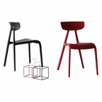 WISEMAX FURNITURE Modern Minimalist Coffee Dining Chair Nordic Fashion Leisure Chair Restaurant Plastic Chair