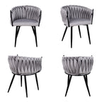 Light Luxury Cheap Price Modern Dining Chairs Velvet Comfortable Dining Chairs