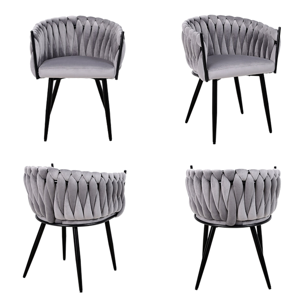 Light Luxury Cheap Price Modern Dining Chairs Velvet Comfortable Dining Chairs