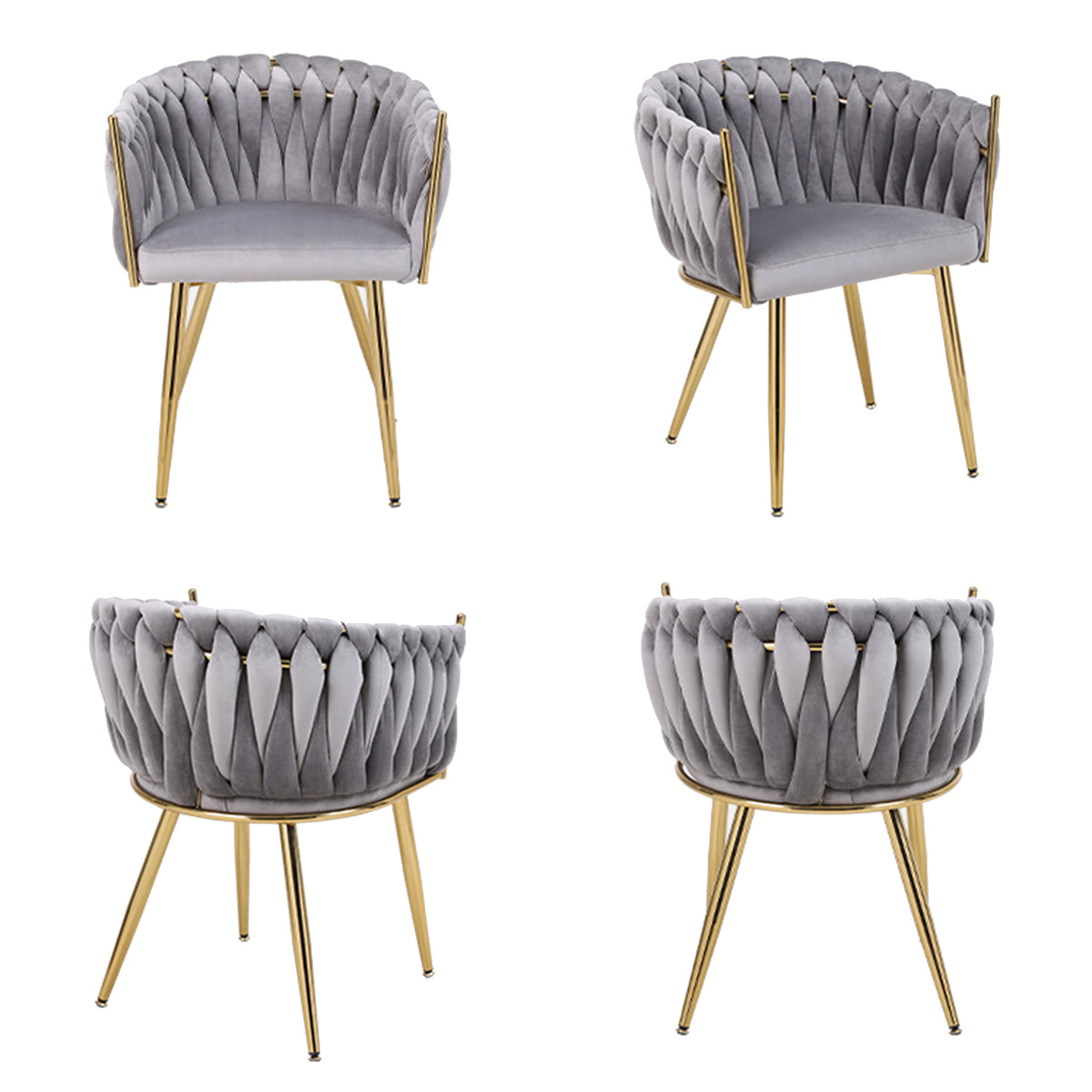 Light Luxury Cheap Price Modern Dining Chairs Velvet Comfortable Dining Chairs